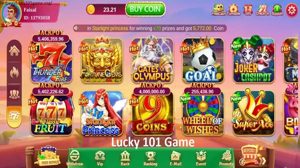Lucky 101 Game slot games on Android