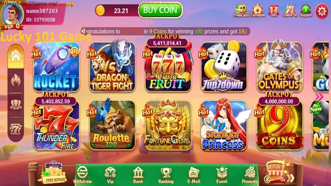 Lucky 101 Games