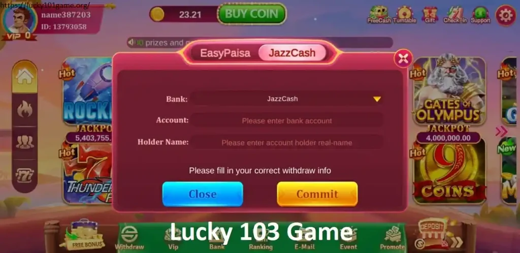 Lucky 103 Game APK
