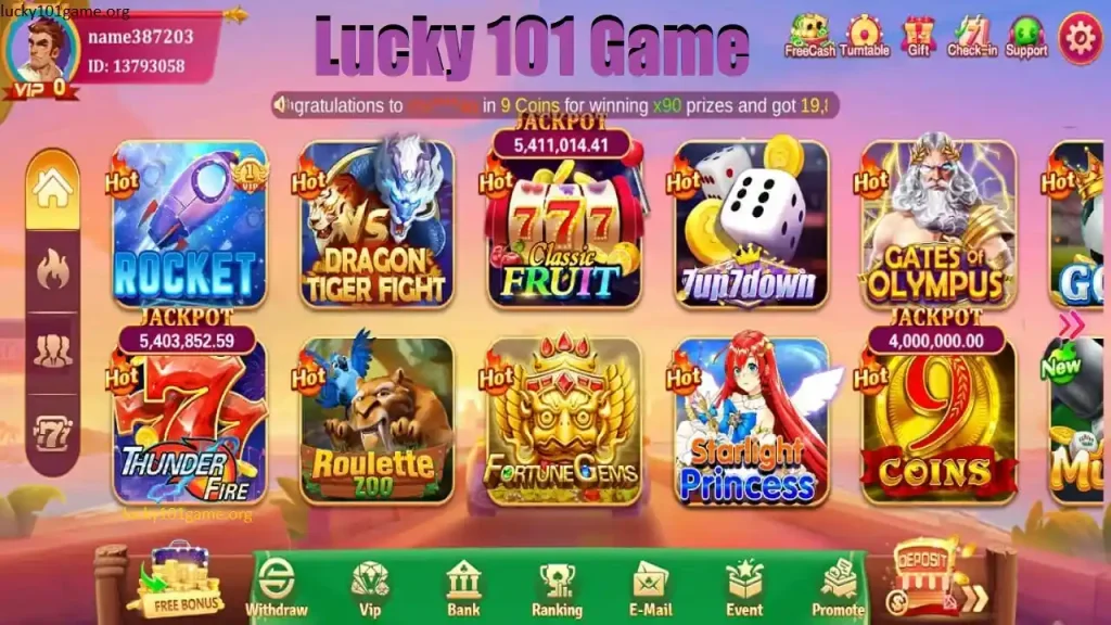 Lucky 101 Game Download APK